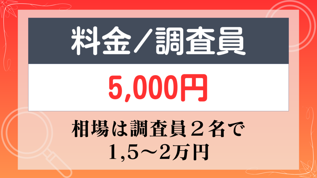 ライト探偵事務所　料金