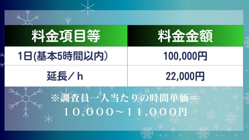 女性探偵社ライフアップ 料金